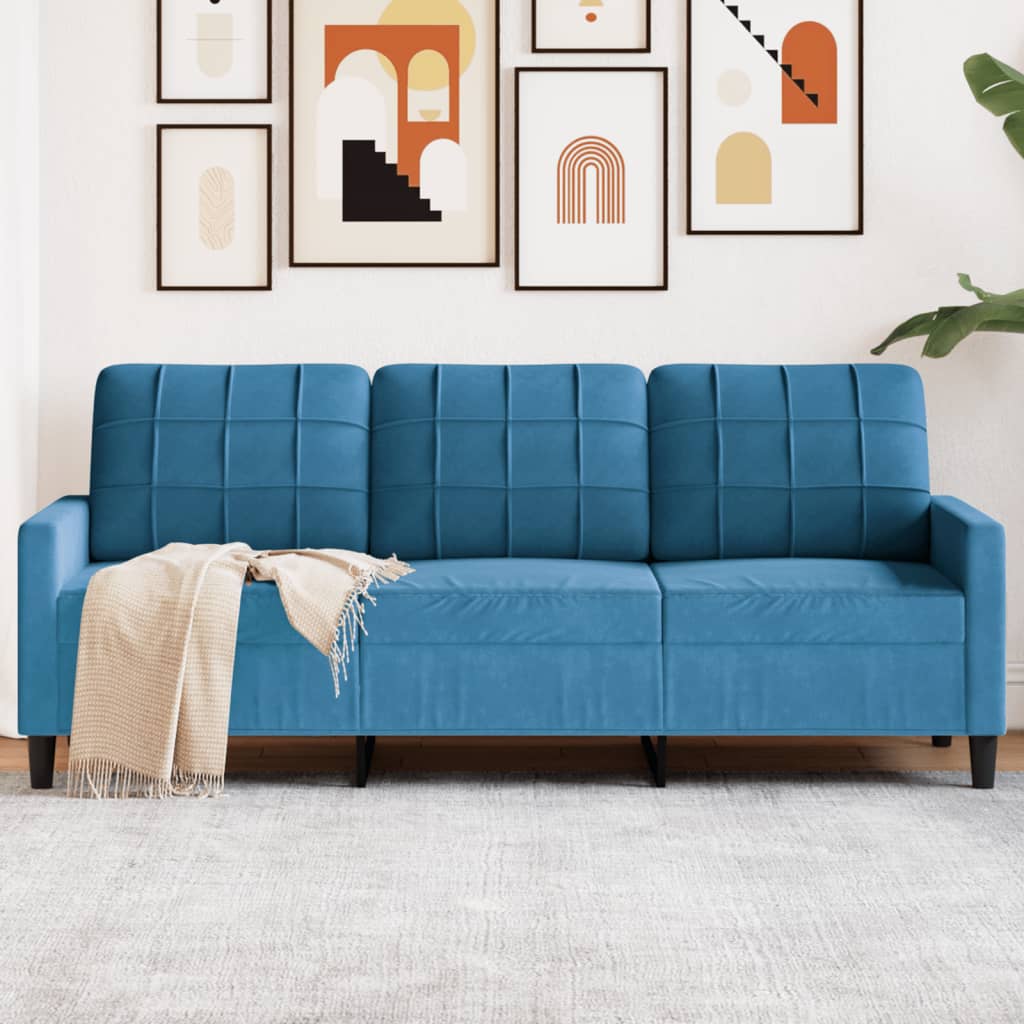 2-Personers Sofa Fløjl