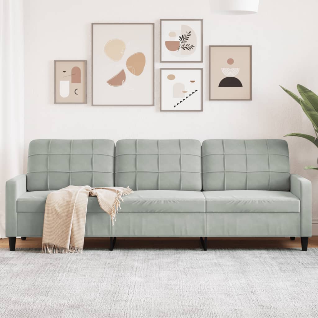 2-Personers Sofa Fløjl