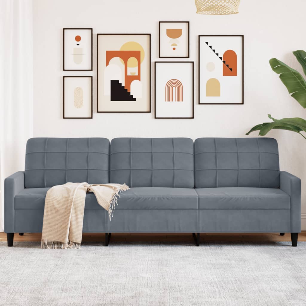 2-Personers Sofa Fløjl