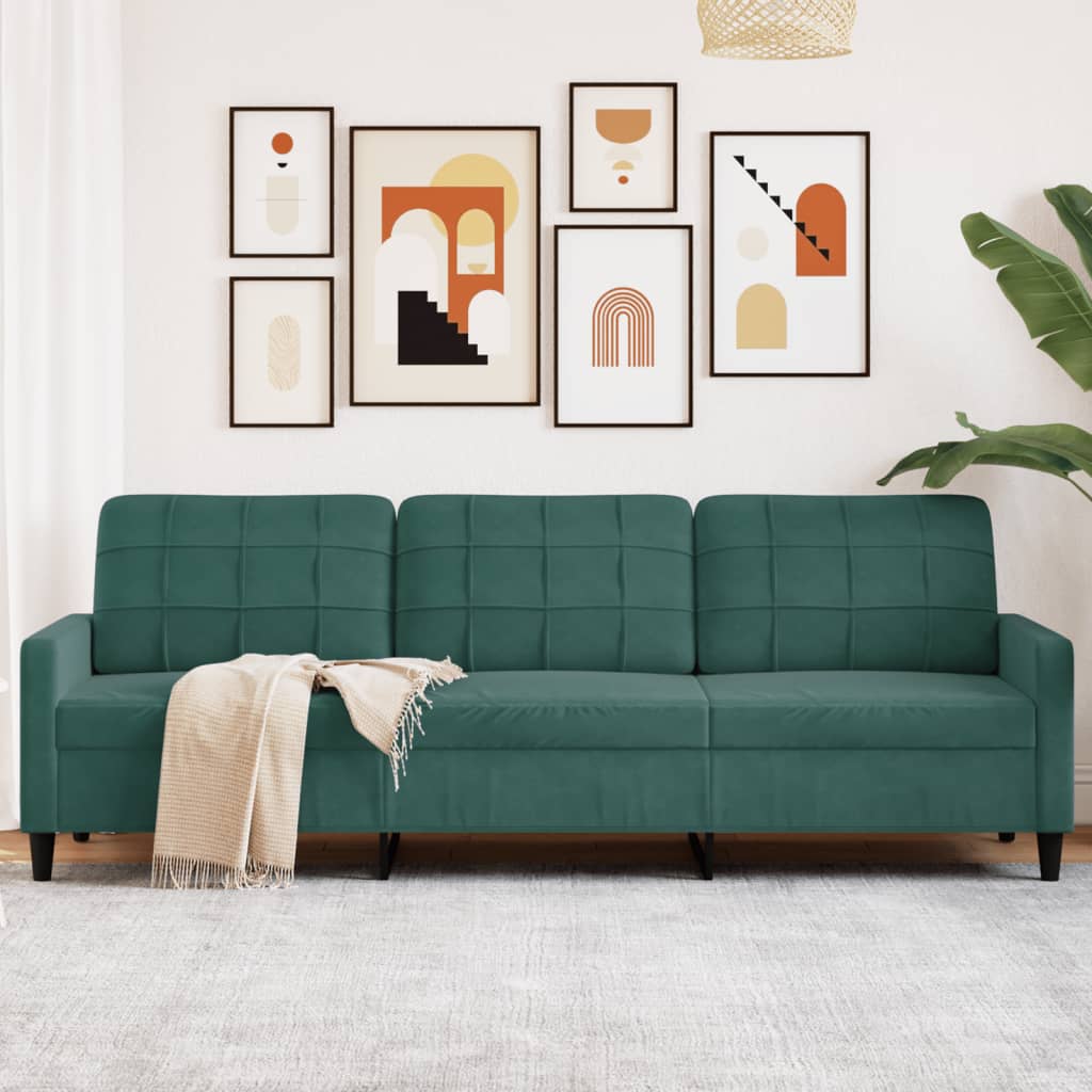 2-Personers Sofa Fløjl