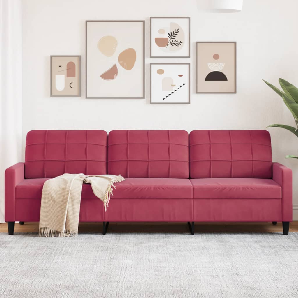 2-Personers Sofa Fløjl