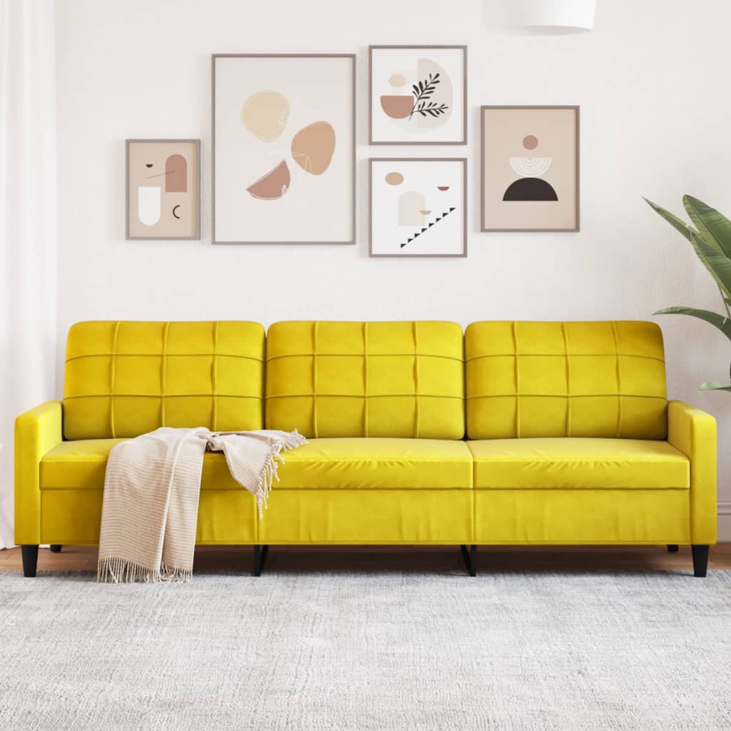 2-Personers Sofa Fløjl