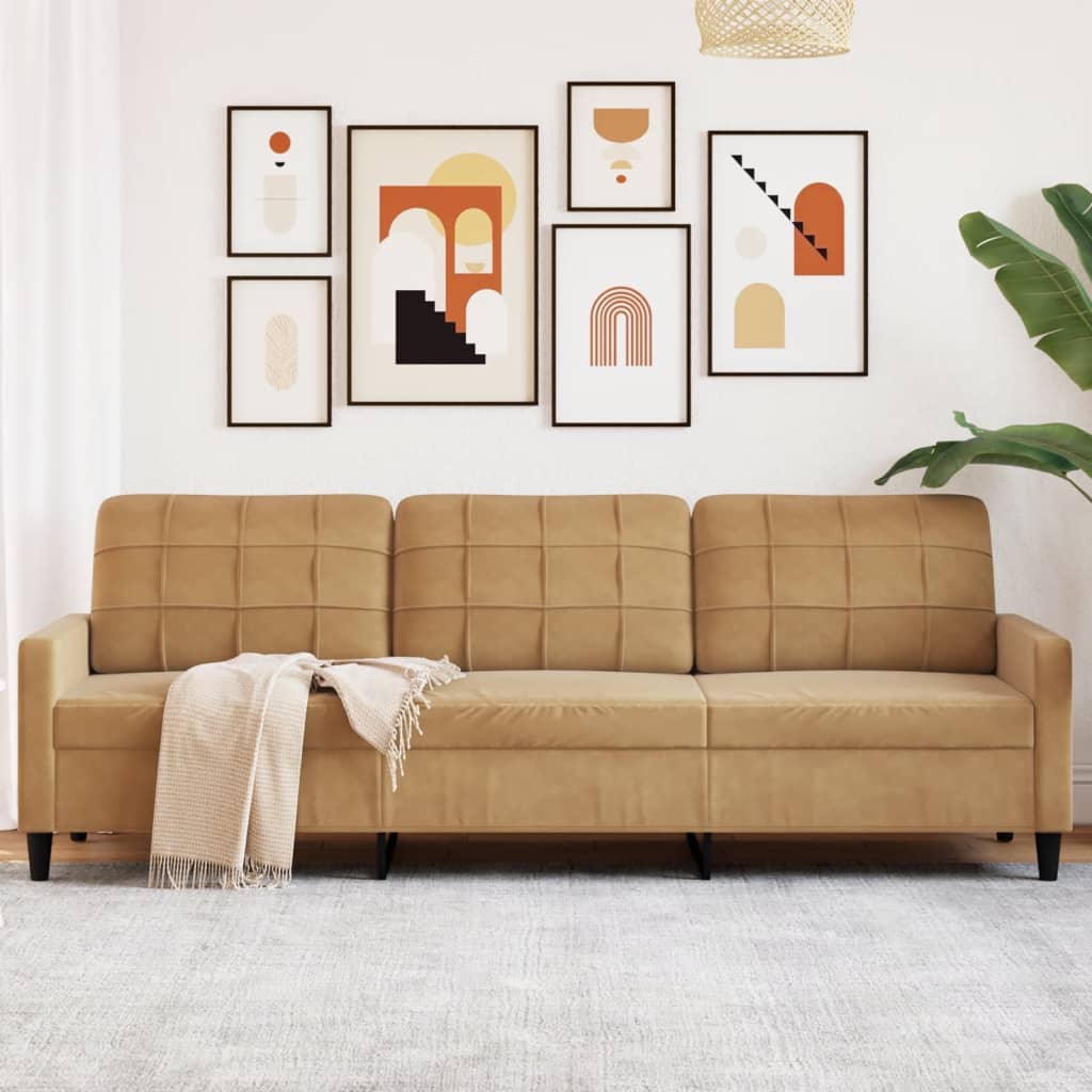 2-Personers Sofa Fløjl