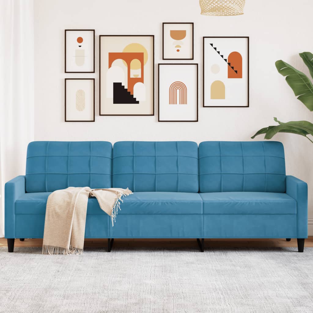 2-Personers Sofa Fløjl