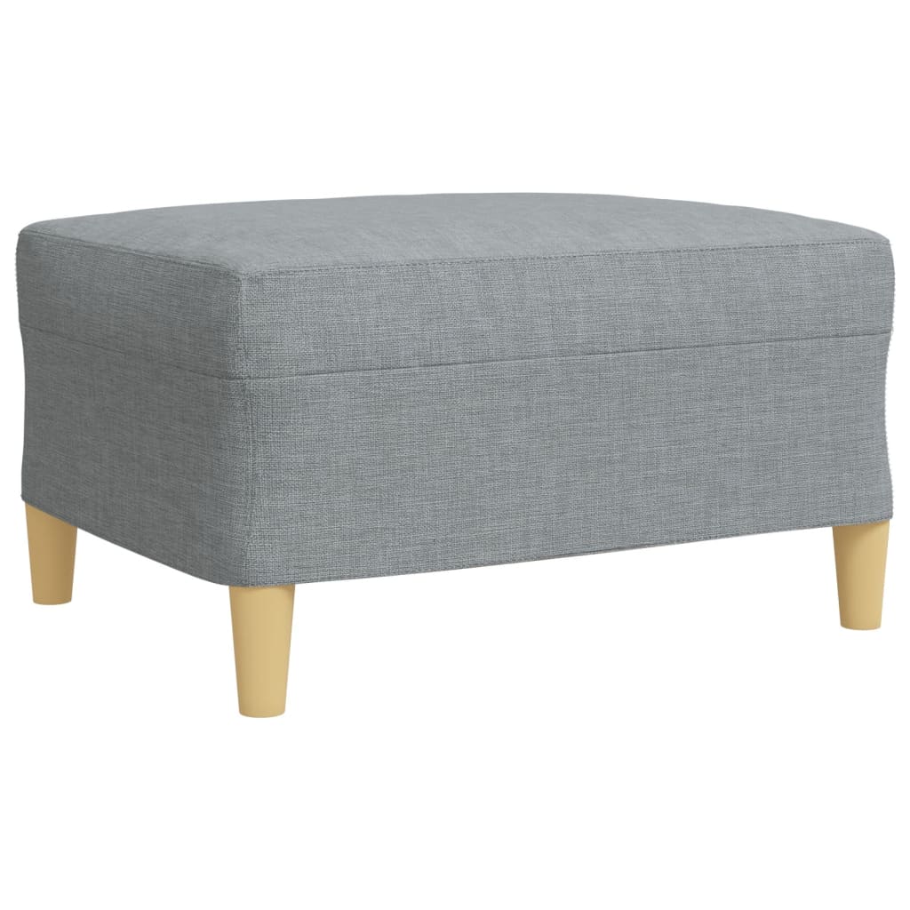 Sofasæt 4 Dele Med Fodskammel Og Pyntepuder Stof