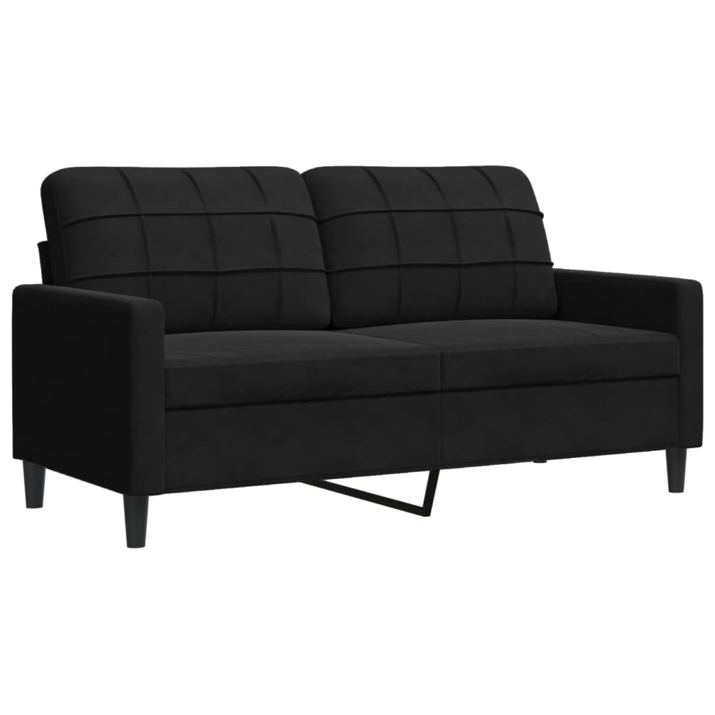 Sofasæt 2 Dele Med Hynder Velour