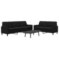 Sofasæt 2 Dele Med Hynder Velour