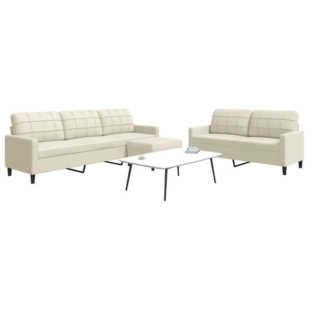 Sofasæt 2 Dele Med Hynder Velour