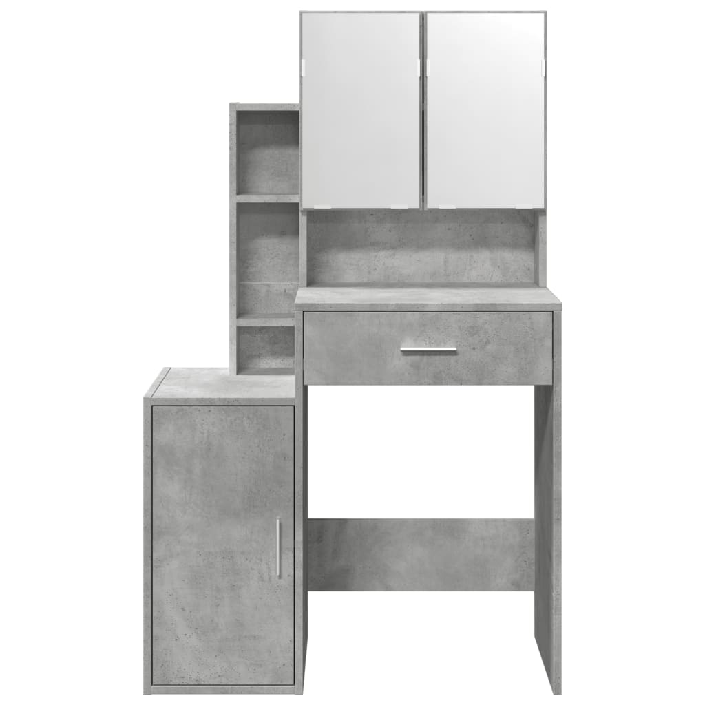 Makeupbord Med Skab 80X35X132 Cm