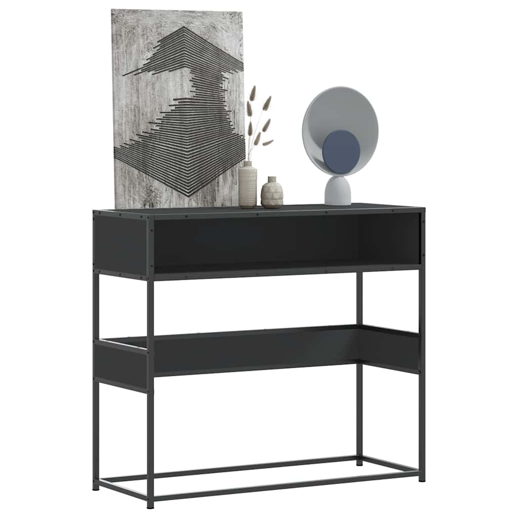 Konsolbord 90X35X80 Cm Konstrueret Træ Etræsfarve