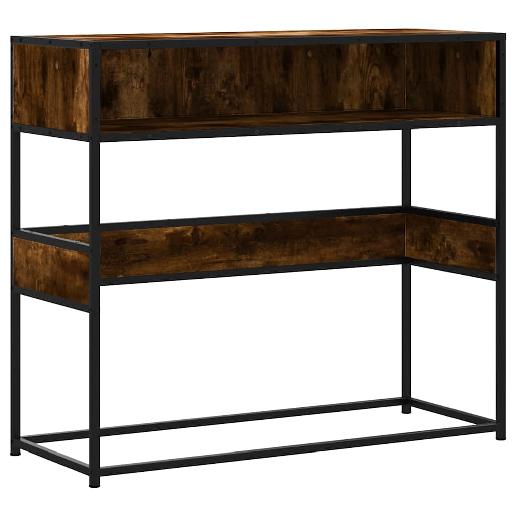 Konsolbord 90X35X80 Cm Konstrueret Træ Etræsfarve