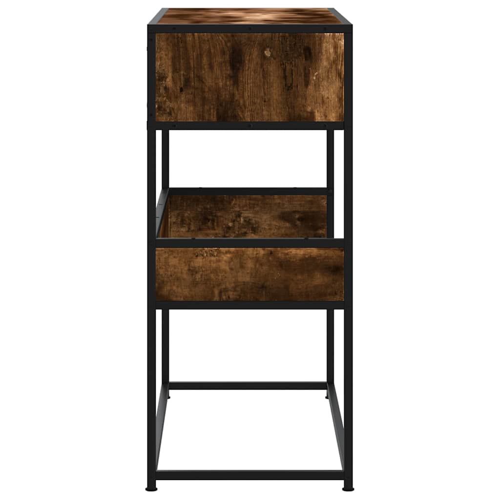 Konsolbord 90X35X80 Cm Konstrueret Træ Etræsfarve