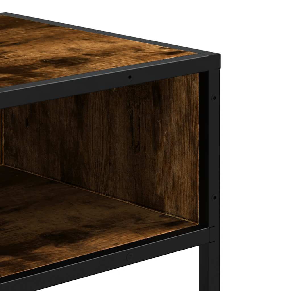 Konsolbord 90X35X80 Cm Konstrueret Træ Etræsfarve