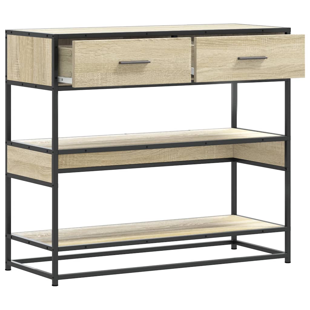 Konsolbord 90X35X80 Cm Konstrueret Træ