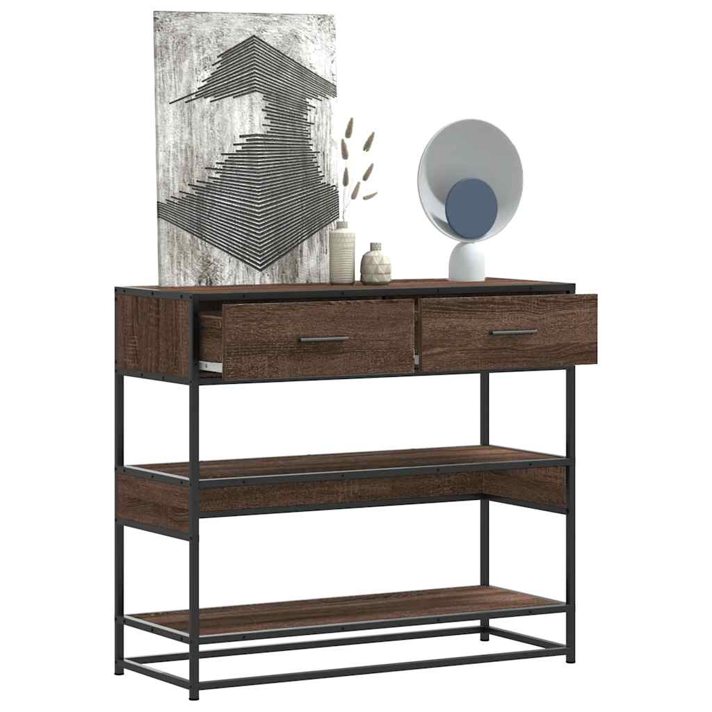 Konsolbord 90X35X80 Cm Konstrueret Træ