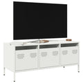 Tv-Bord 101,5X39X43,5 Cm Koldvalset Stål