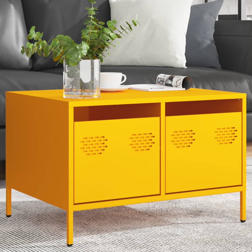 Tv-Bord 68X50X43,5 Cm Koldvalset Stål Senneps