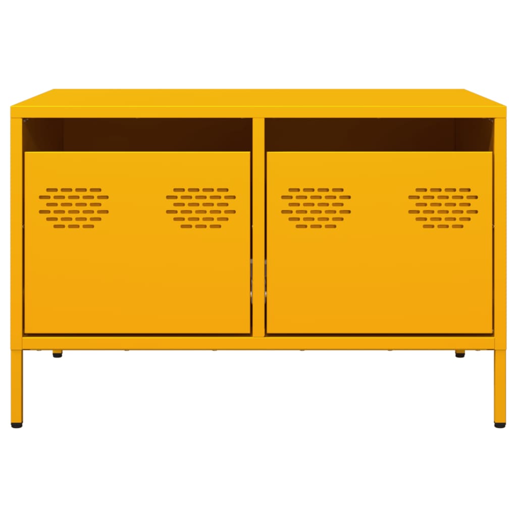 Tv-Bord 68X50X43,5 Cm Koldvalset Stål Senneps