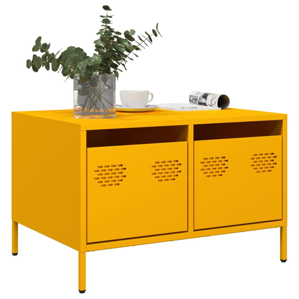 Tv-Bord 68X50X43,5 Cm Koldvalset Stål Senneps