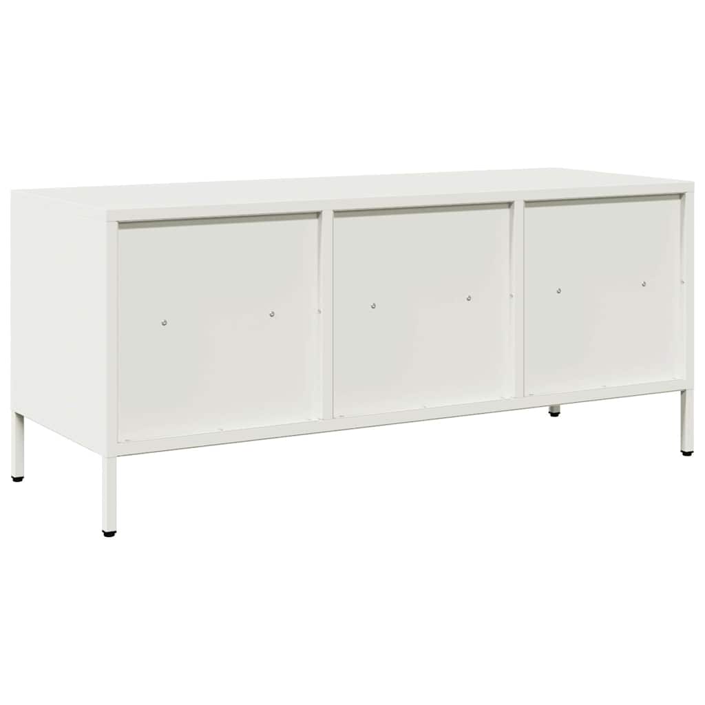 Tv-Bord 101,5X39X43,5 Cm Koldvalset Stål