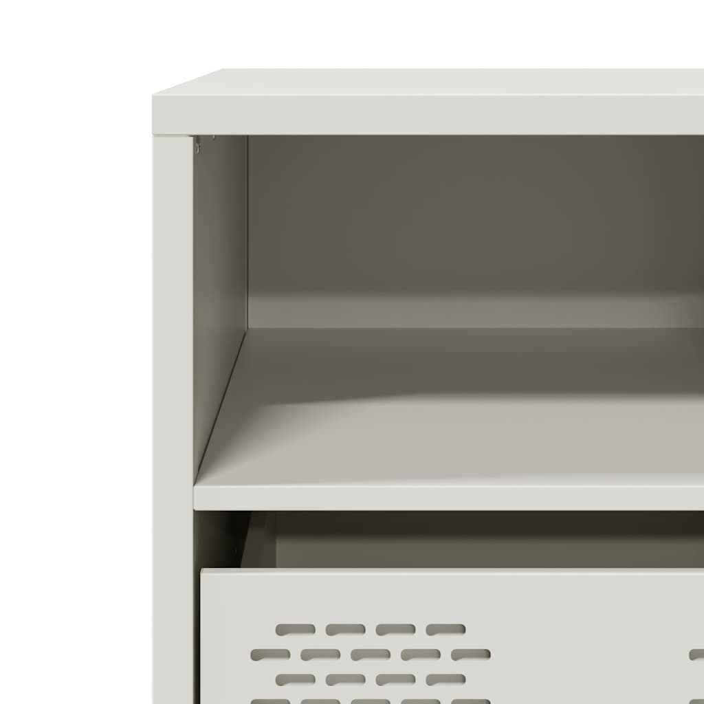 Tv-Bord 101,5X39X43,5 Cm Koldvalset Stål