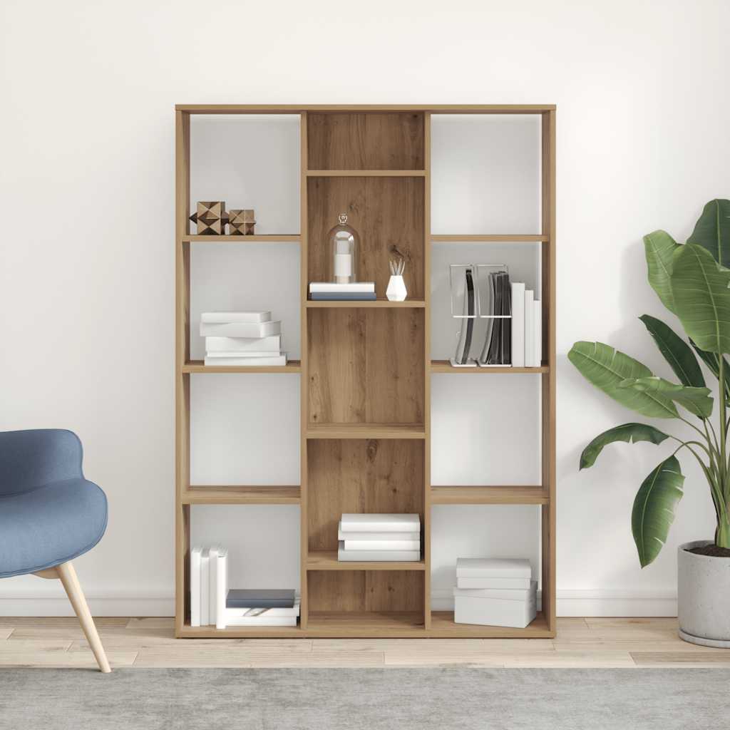 Rumdeler/Bogreol 100X24X140 Cm Konstrueret Træ