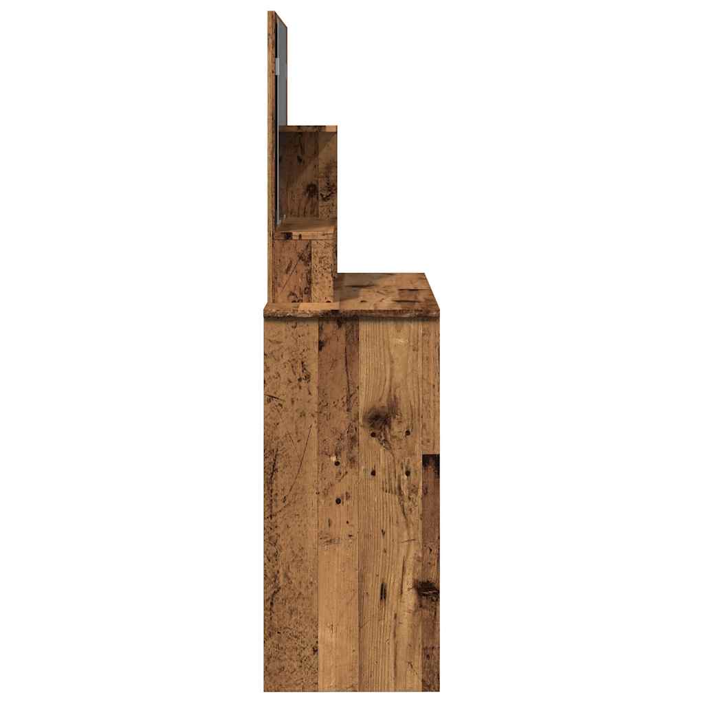 Makeupbord Med Spejl 86,5X35X136 Cm -Look