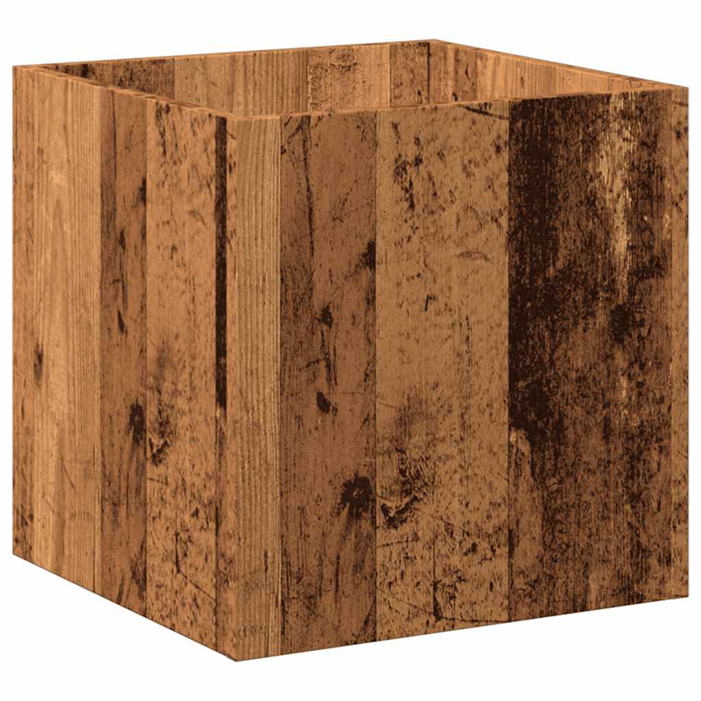 Plantekasse 40X40X40 Cm Konstrueret Træ -Look
