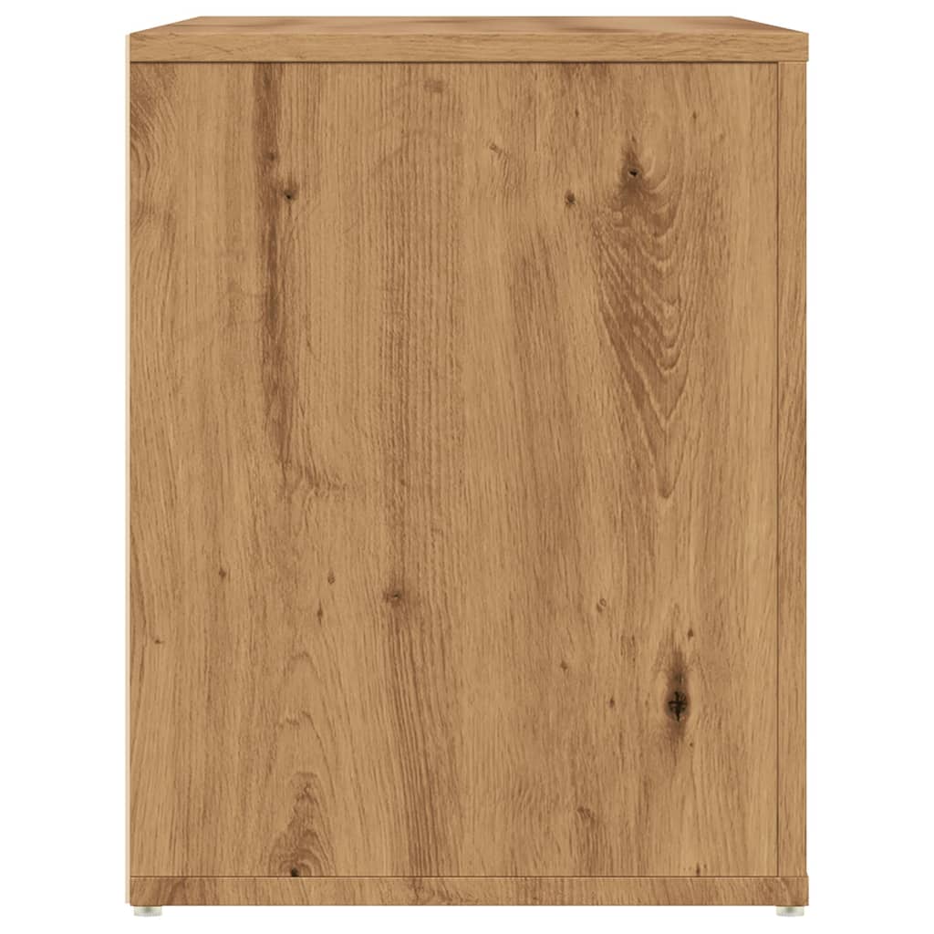 Skobænk 100X35X45 Cm Konstrueret Træ Kunsteg Artisan Eg