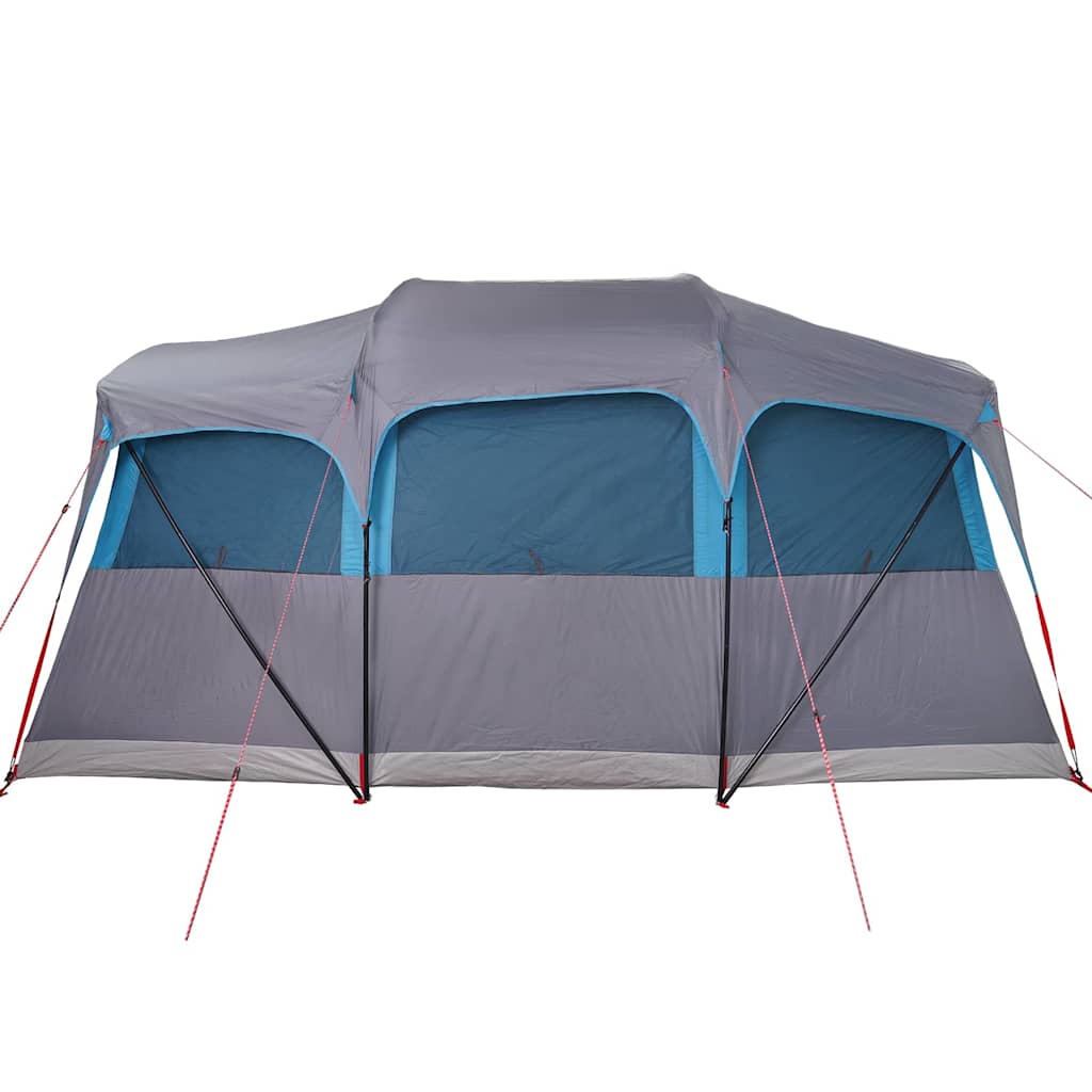 Familietelt Og Grå 435 X 255 X 216 Cm Polyester Og Stål