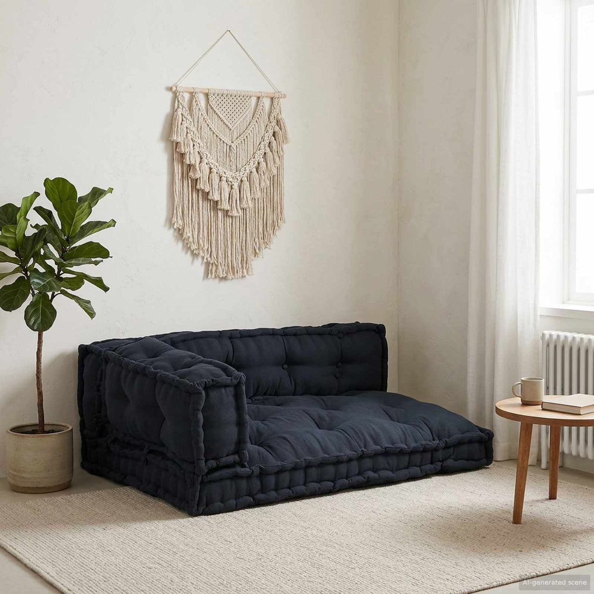 Palle Sofa Pude 3 Stk. Stof 120 X 80 X 38 Cm