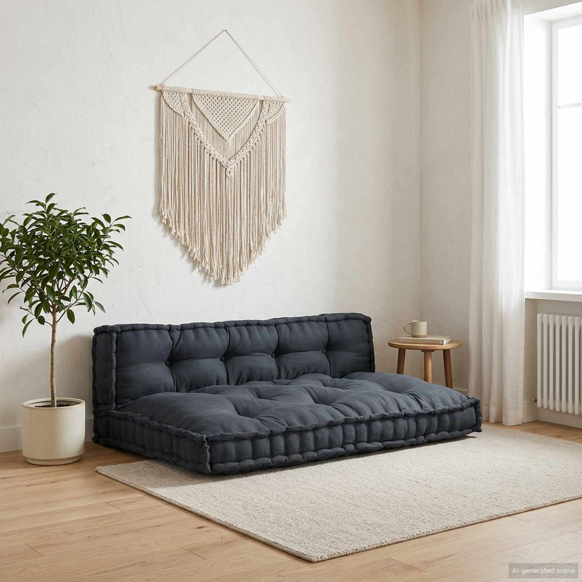 Palle Sofa Pude 3 Stk. Stof 120 X 80 X 38 Cm