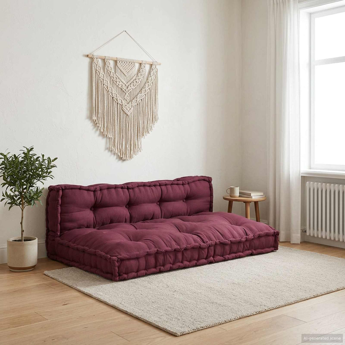Palle Sofa Pude 3 Stk. Stof 120 X 80 X 38 Cm
