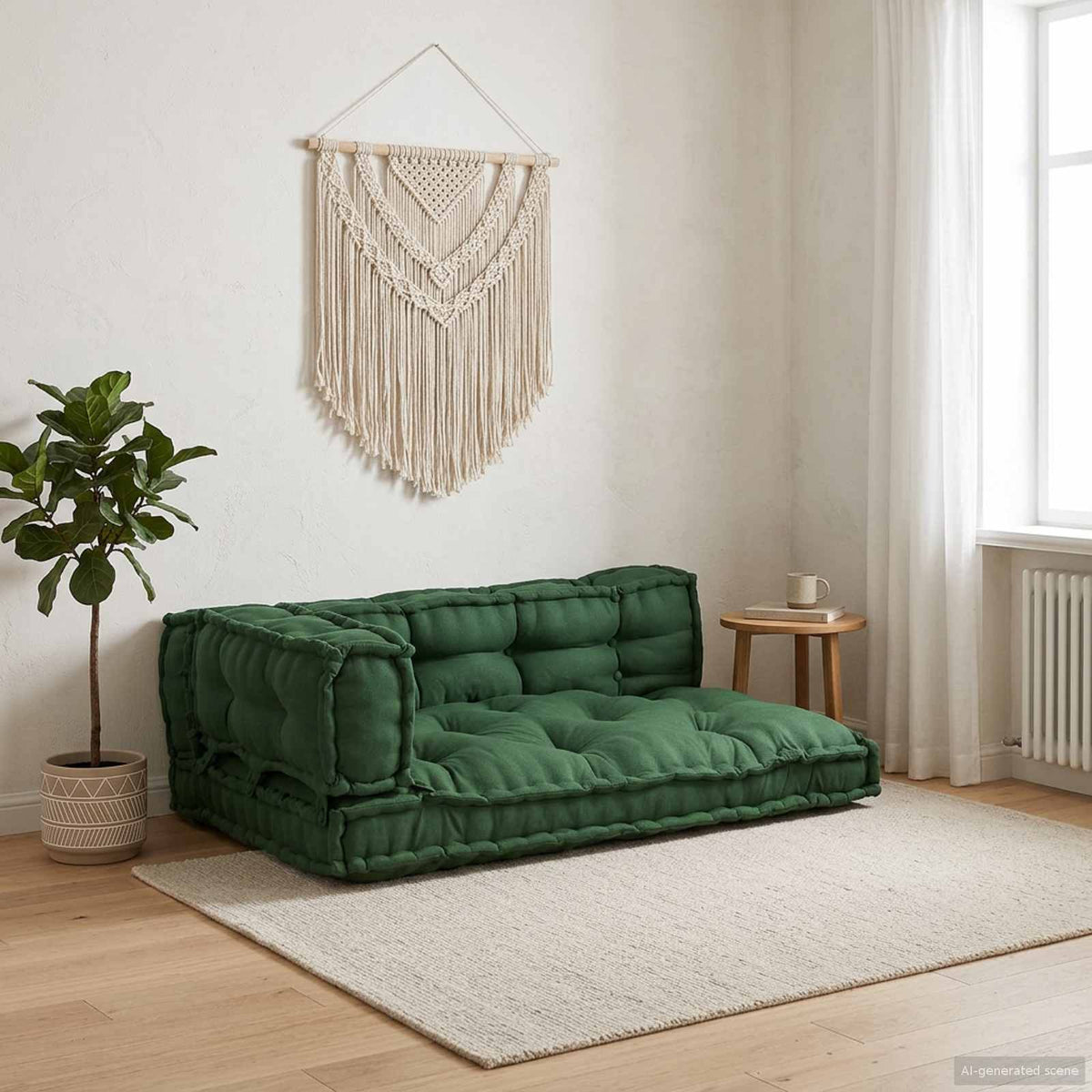 Palle Sofa Pude 3 Stk. Stof 120 X 80 X 38 Cm
