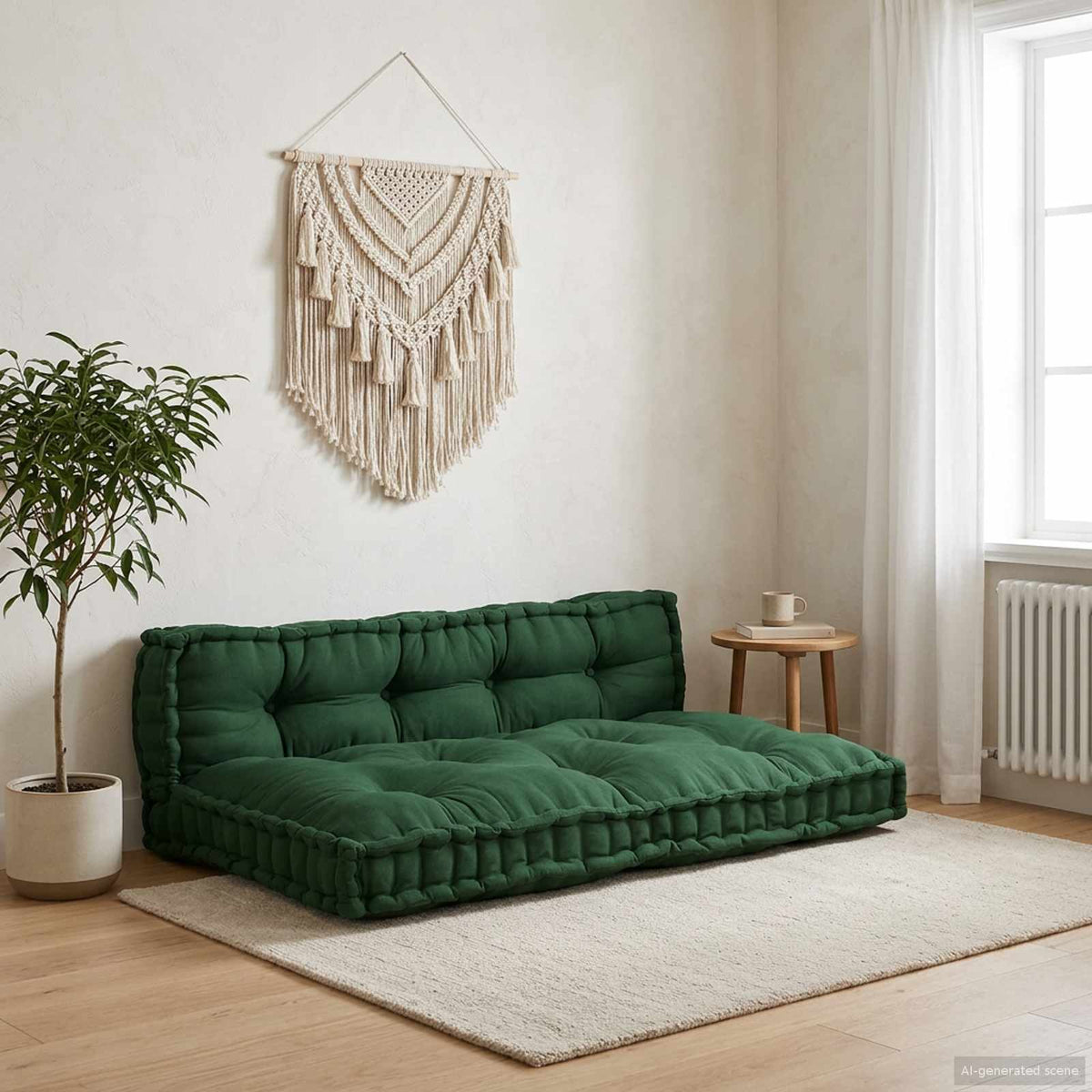 Palle Sofa Pude 3 Stk. Stof 120 X 80 X 38 Cm