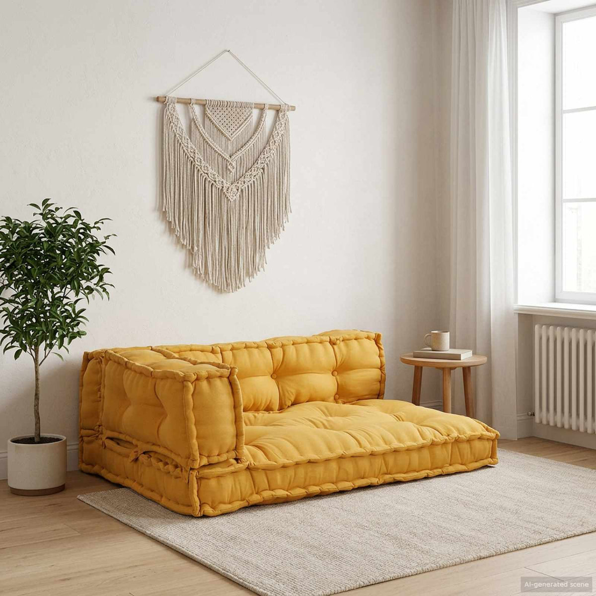 Palle Sofa Pude 3 Stk. Stof 120 X 80 X 38 Cm