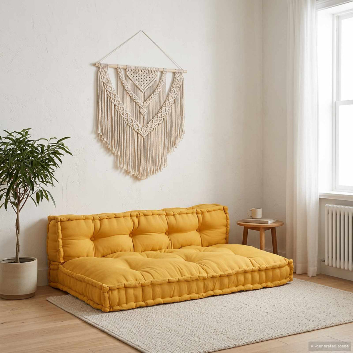 Palle Sofa Pude 3 Stk. Stof 120 X 80 X 38 Cm
