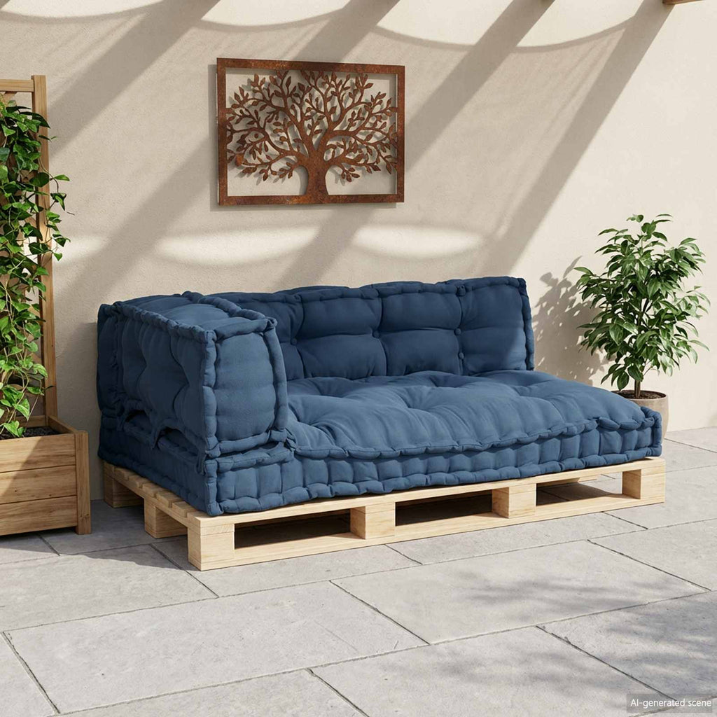 Palle Sofa Pude 3 Stk. Stof 120 X 80 X 38 Cm