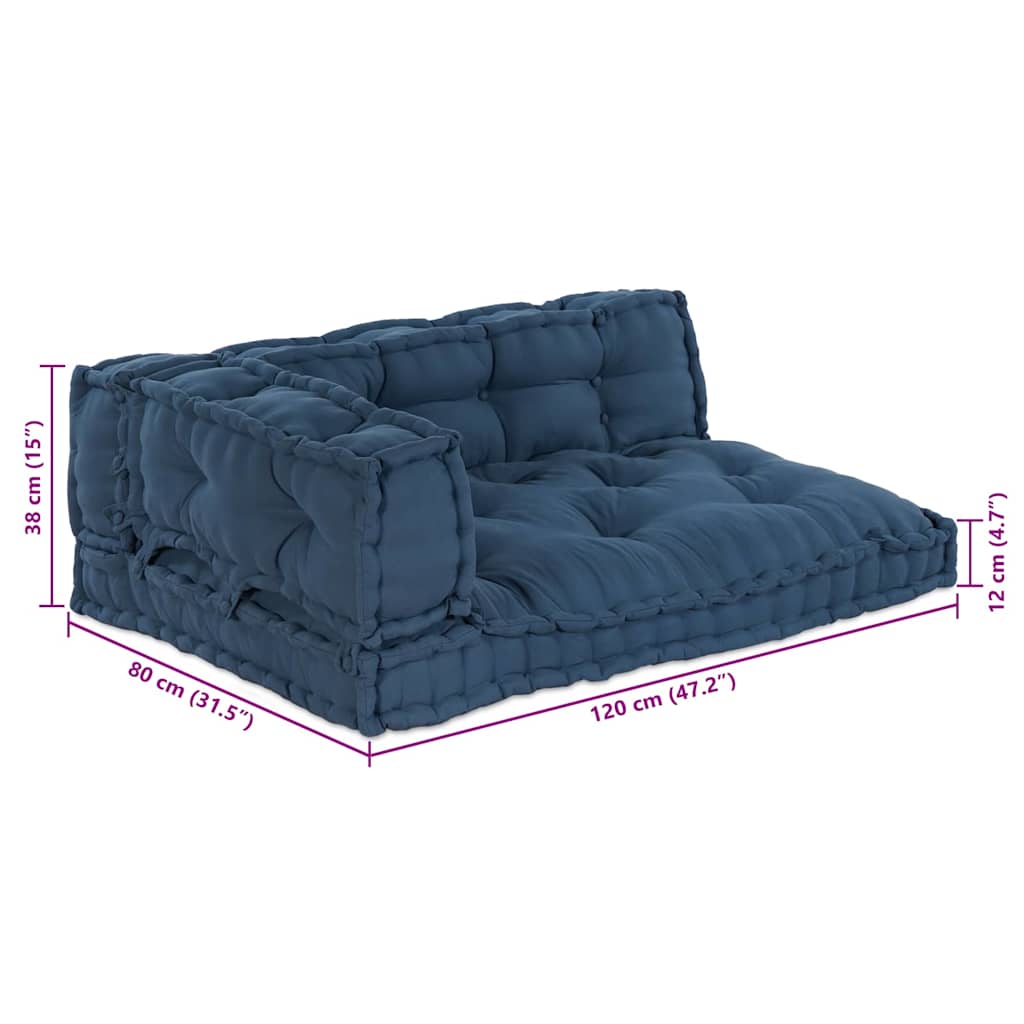 Palle Sofa Pude 3 Stk. Stof 120 X 80 X 38 Cm