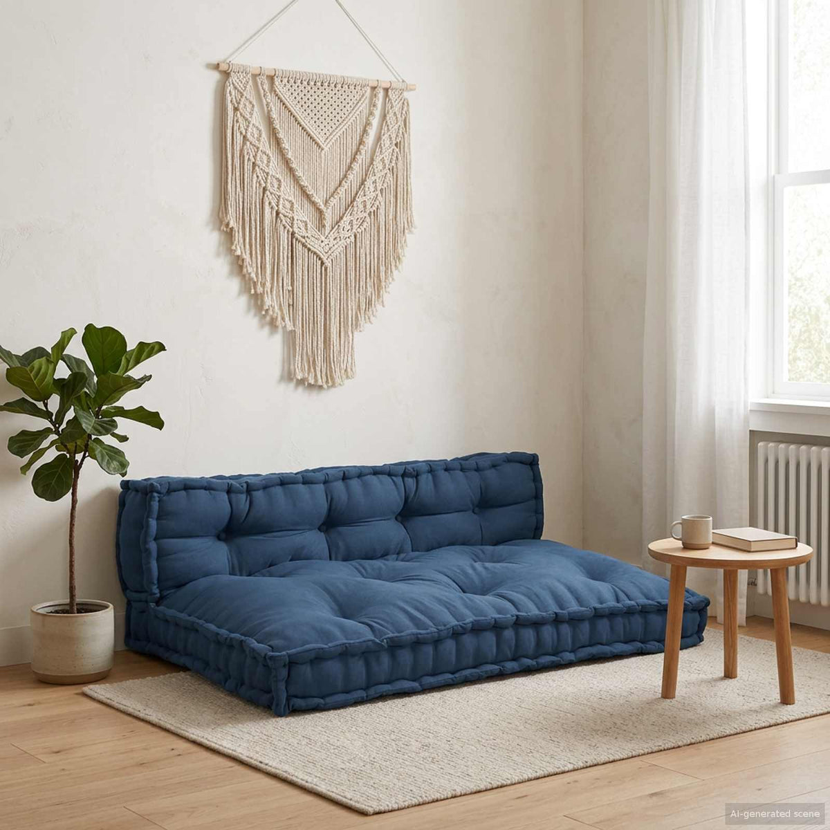 Palle Sofa Pude 3 Stk. Stof 120 X 80 X 38 Cm