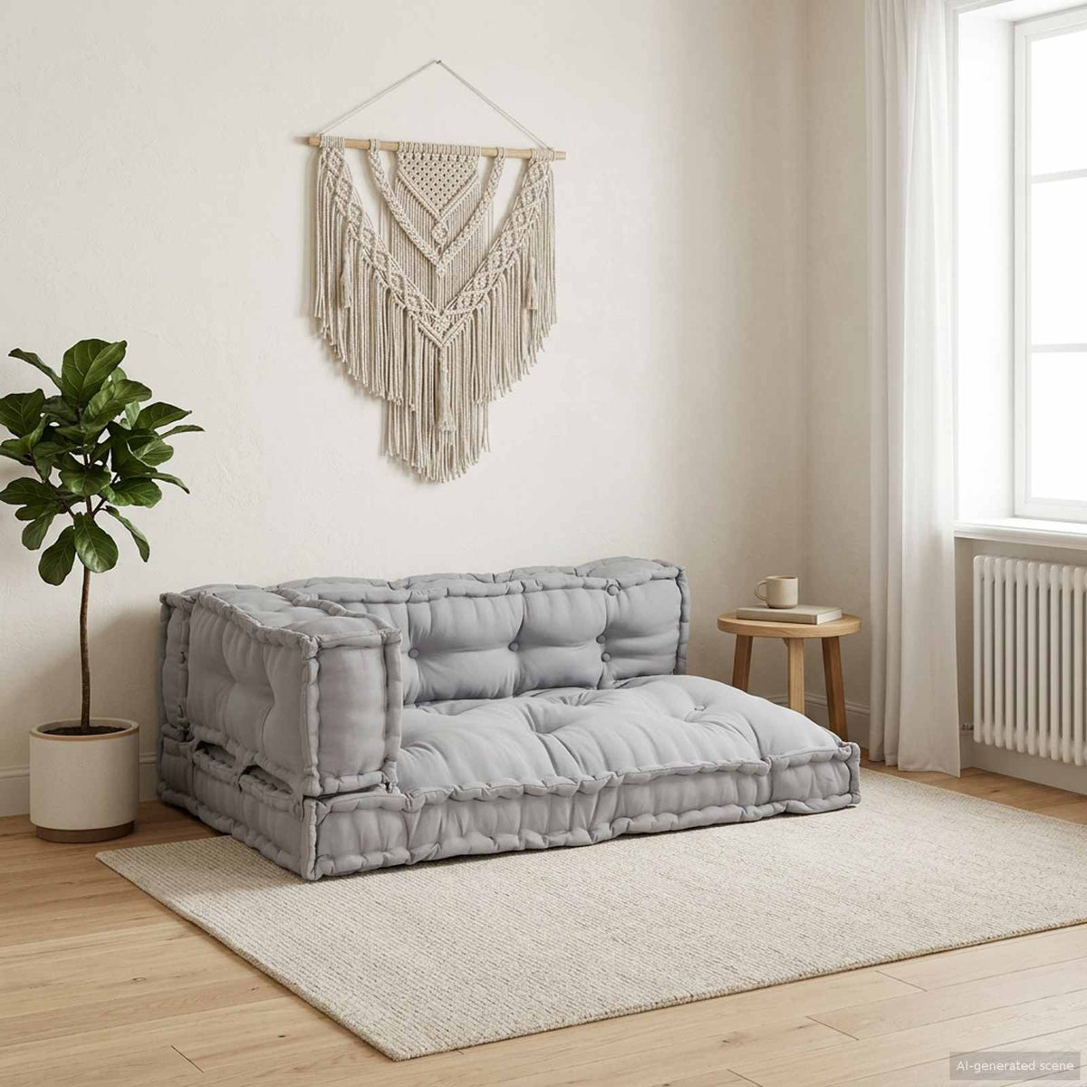 Palle Sofa Pude 3 Stk. Stof 120 X 80 X 38 Cm