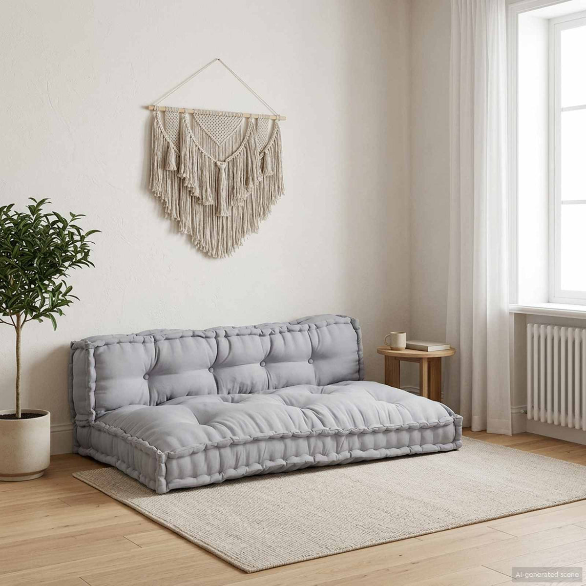 Palle Sofa Pude 3 Stk. Stof 120 X 80 X 38 Cm