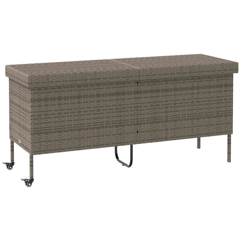 Opbevaringsboks Med Hjul Polyrattan
