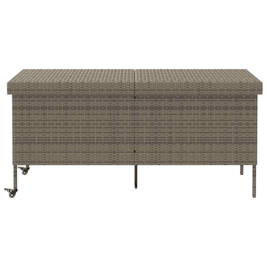 Opbevaringsboks Med Hjul Polyrattan