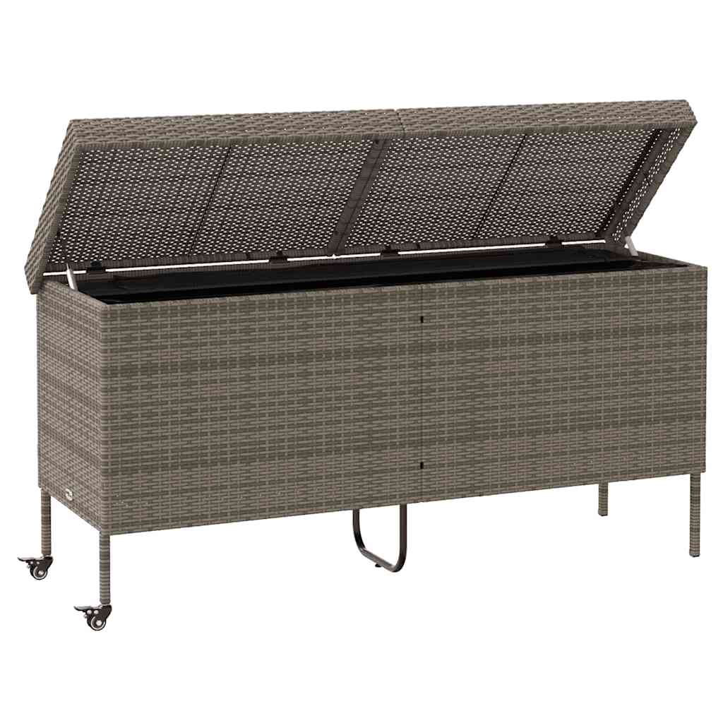 Opbevaringsboks Med Hjul Polyrattan