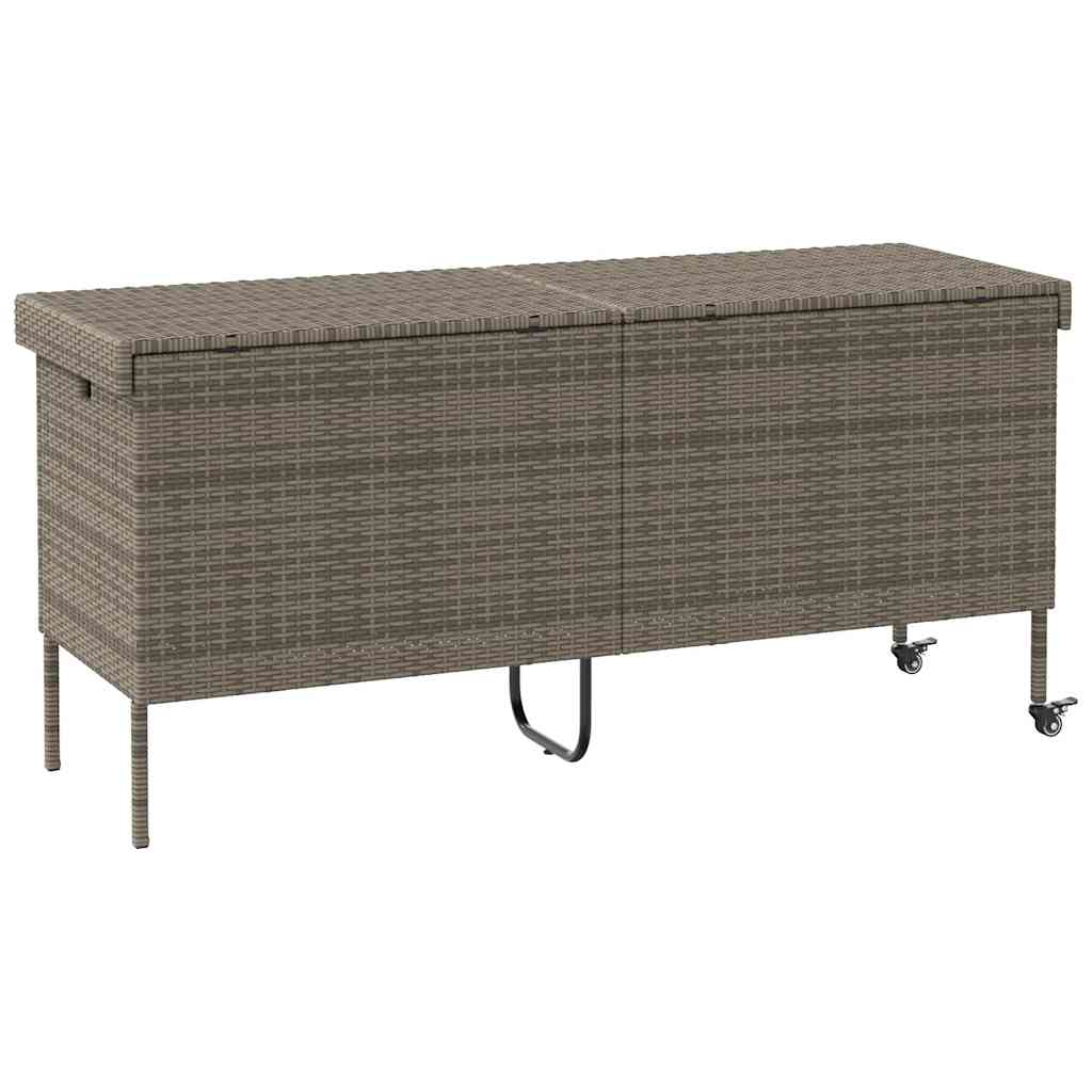 Opbevaringsboks Med Hjul Polyrattan