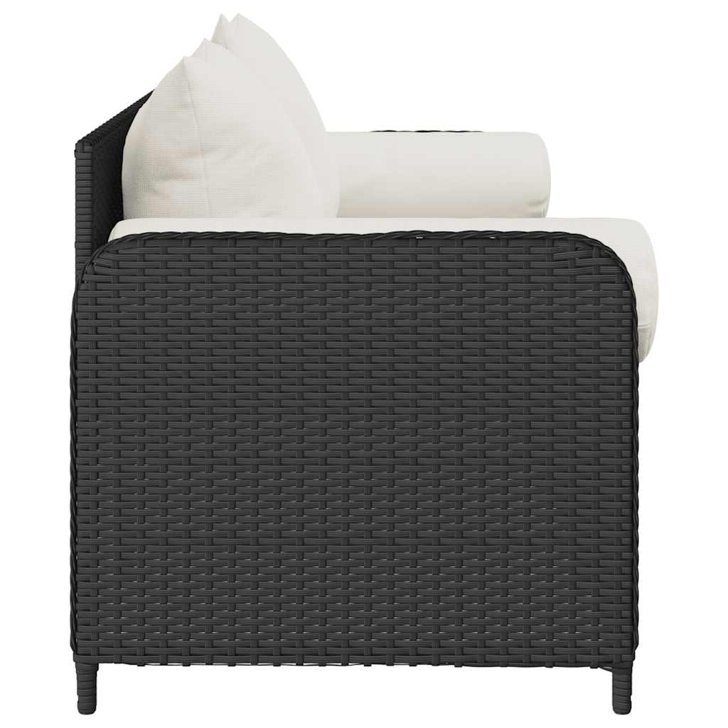 3-Personers Havesofa Med Hynder Polyrattan