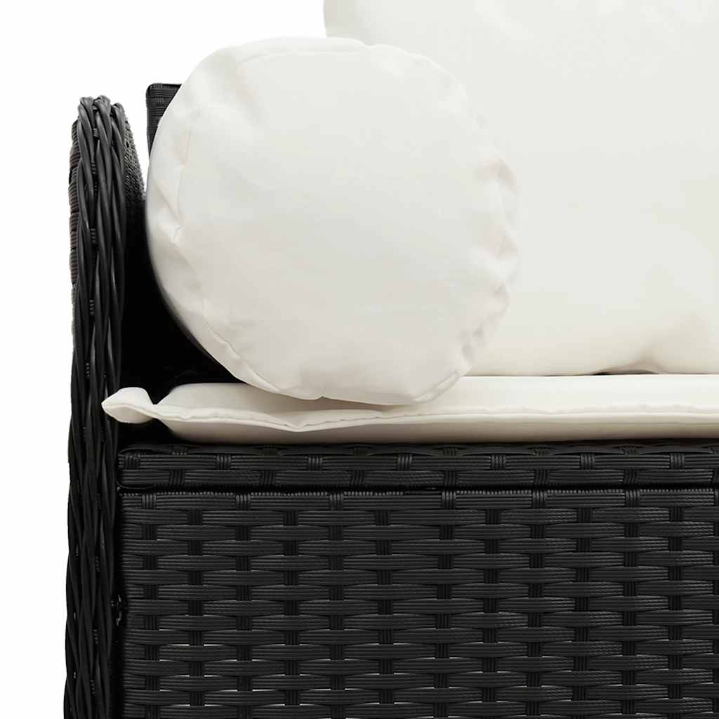 3-Personers Havesofa Med Hynder Polyrattan
