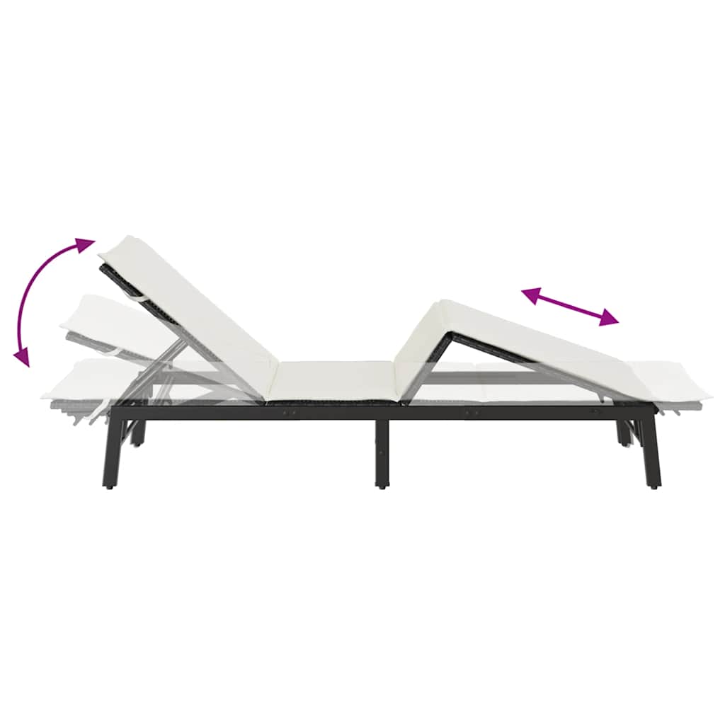 Liggestol Med Hynde Polyrattan