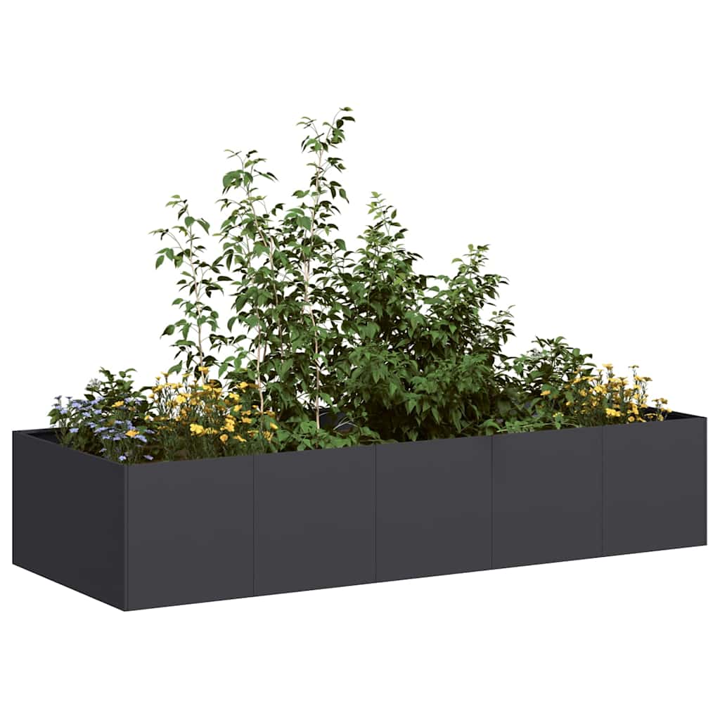 Plantekasse Stål Sort